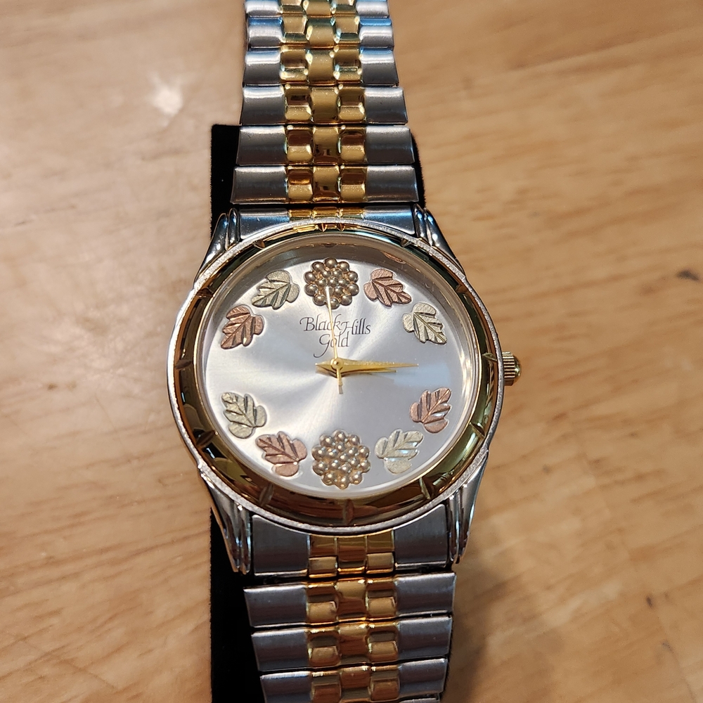 Men's Black Hills Gold Two-Tone Watch